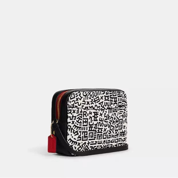 NWT! Coach x Disney Mickey Mouse X Keith Haring Mini Camera Bag - Picture 2 of 5